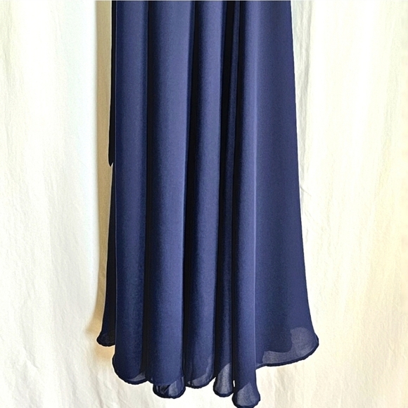 🇨🇦 Aritzia Babaton Lexia Short Sleeve Chiffon Wrap Maxi Dress - Picture 7 of 16